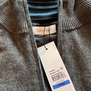 Calvin Klein half zip sweater NWT